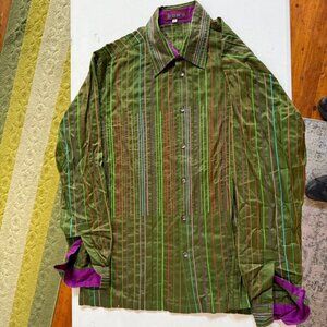 Alpana Bawa Embroidered Shirt - XL